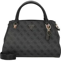GUESS Handtasche Noelle II Luxury Satchel Coal Logo