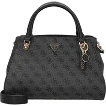GUESS Handtasche Noelle II Luxury Satchel Coal Logo