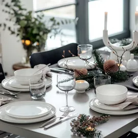 Villeroy & Boch Winter Glow Kombiservice Frühstücks-Set 3-tlg. beige