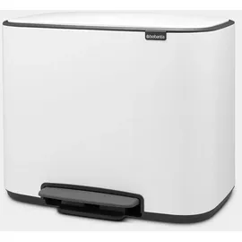 Brabantia Bo Treteimer 3 x 11 l Weiß