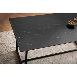 Wohnling Esszimmertisch Marmor-Optik WL6.968 schwarz