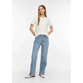 Comma, CLARA - Straight-Leg-Jeans mit Waschung - blau - 34