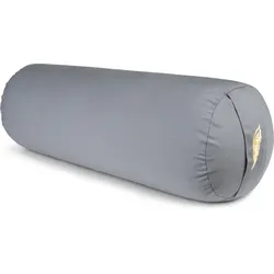 MindBaas - Yoga Bolster - Eco - Grau - Yogakissen - Meditationsrolle EINHEITSGRÖSSE