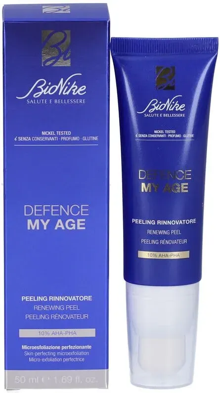 Bionike Defence My Age Erneuernde Peeling-Tube mit Bürste, 50 ml