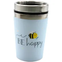 Dekohelden24 Thermobecher 0,24 l Blau