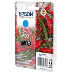 Epson 503 Original Druckerpatrone Cyan C13T09Q24010 Chilischoten-Tinte
