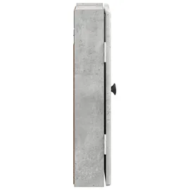 vidaXL Dartboard Schrank BREDA Betongrau 52,5 x 10,5 x 53,5 cm