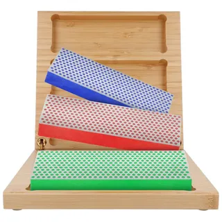 DMT® Diamond Whetstone Schleifsteine-Set grob, fein, extrafein 325, 600, 1.200 Körnung