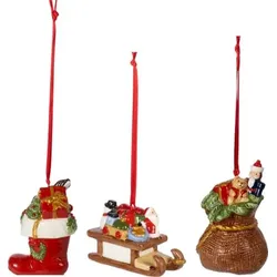 Villeroy & Boch Nostalgic Ornaments: Ornamente Geschenke Set 3tlg. 6,3cm