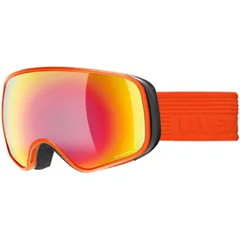 Uvex Unisex Kinder, scribble FM sph Skibrille, red/rainbow-clear, one size