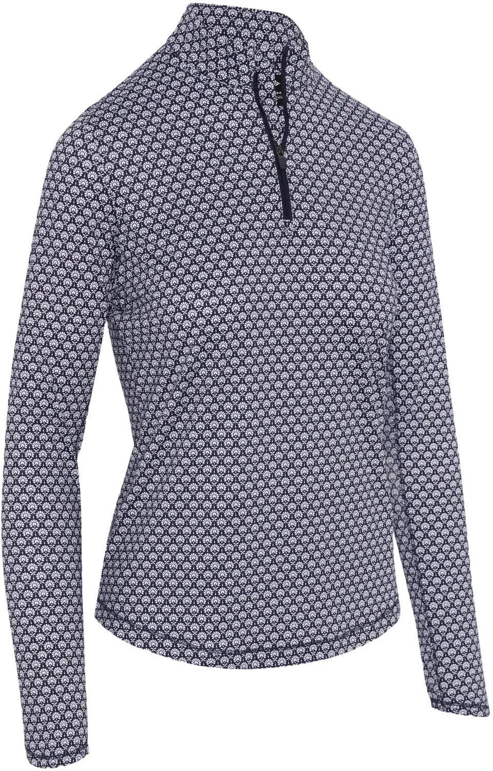 Callaway Layer Scarf Geo, navy/weiss