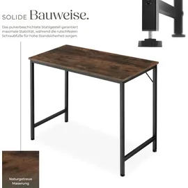 Tectake Schreibtisch Jenkins Rostfarben
