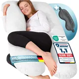 eloneo Stillkissen 153 cm Weiß