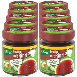 Knorr Bouillon mit Rind ergibt 6,5 L, 10er Pack