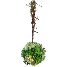 Creativ green Kunstpflanze »Sukkulentenkugel mit Hänger«, grün