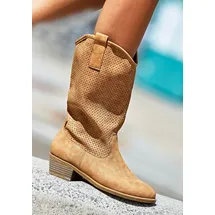 LASCANA Westernstiefel Damen camelfarben Gr.38