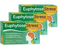 EuphytoseStress® Concentration -Stress ,difficulté de concentration - Bacopa Monnieri et Rhodiola Rosea Comprimé(S) 3x30 pc(s)