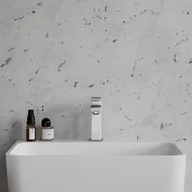 Omnires Parma Waschtischarmatur Chrom/Weiß