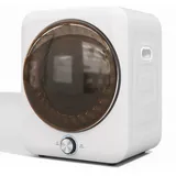 Mini-wäschetrockner, 3 Kg, 1350 W, 8 Programme, Ntc-sonde, 65 Db, Wandmontage, Doppelfilter, 53,5 × 42 × 65 Cm, Weiß
