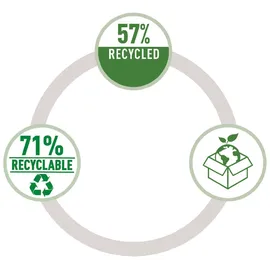 Leitz Aufbewahrungsbox 19 x 28,5 x 16 cm 2-tlg. grau