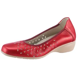 Ballerina CLASSIC, Damen, Gr. 40, rot, Glattleder, modisch, Schuhe