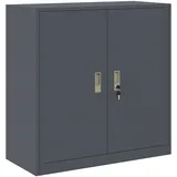 vidaXL Aktenschrank 90 x 40 x 90 cm Anthrazit