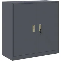 vidaXL Aktenschrank 90 x 40 x 90 cm Anthrazit