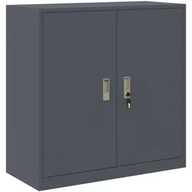vidaXL Aktenschrank 90 x 40 x 90 cm Anthrazit