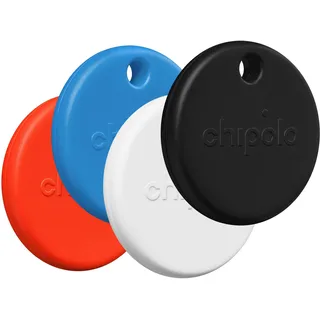 Chipolo POP Schwarz/Weiß/Rot/Blau - 4-Pack