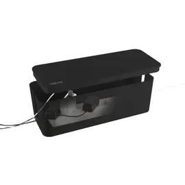 Logilink Kabelbox 15,7 x 13,4 cm 3-tlg. schwarz