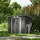 Tectake Gartenhaus mit Pultdach 2,13 x 1,30 m Grau