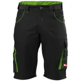 Fortis Herren Bermuda 24,schw./limegreen, Gr. 60