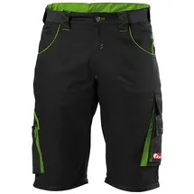 Fortis Herren Bermuda 24,schw./limegreen, Gr. 60