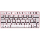 Cherry KW 7100 MINI BT Tastatur Bluetooth QWERTY UK Englisch Pink