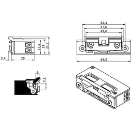 openers & closers Opener & Closers E-Öffner 5U1X21 9-24V AC/DC AS+mech+Fall