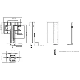 Vision Passt für Displays von 37-65" mit Ablage - Zoll - VESA 6...