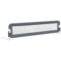 vidaXL Bettschutzgitter 180x42 cm Grau