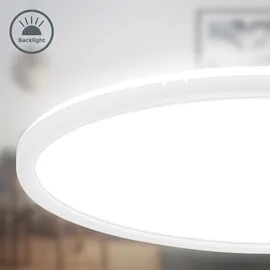 B.K.Licht - LED Panel Ø42 cm, Weiß