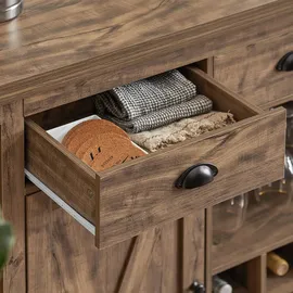 SoBuy Kücheninsel SVW20-N 110 x 95 x 55 cm Braun