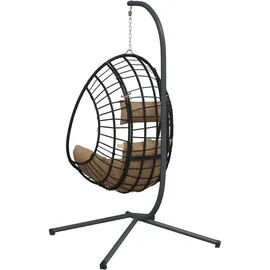 vidaXL Hängesessel Ei-Design Anthrazit