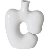 Boltze Vase CAILEEN (H 25 cm) - weiß