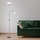 ETC Shop Steh Leuchte Wohn Zimmer Decken Fluter schaltbar Flexo Dimmer Lampe im Set inklusive RGB LED Leuchtmittel
