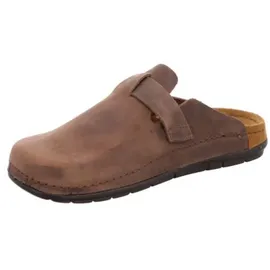 Rohde Herren, Männer, Klassische Sandalen, Hausschuhe,verbandschuhe,therapieschuhe,Klett-Hausschuhe,Mocca,45 EU / 10.5 UK