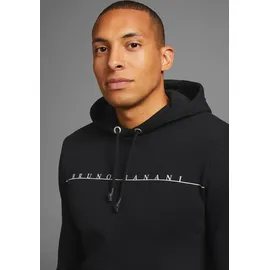 Bruno Banani Kapuzensweatshirt mit modernem Logodruck Schwarz 3XL