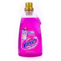 Vanish Oxi Action Gel Pink – 1 x 1,5l – Fleckenentferner Wäsche-Booster Gel ohne Chlor – Für bunte Wäsche