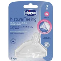 Chicco Silikonsauger Step UP New 2m+ mittlerer Saugfluss 1 Stück