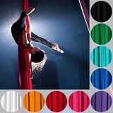 Play Juggling - Vertikaltuch for Aerobatics and Aerial Disciplines Professionelles Vertikaltuch for Aerobatics 100% Polyester Certified (20 Meter - Türkis)