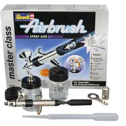 Farbsprühgerät REVELL "Airbrush-Pistole - Spray gun master class Flexible", schwarz, Farbsprühgeräte, Kinder, Kunststoff