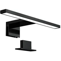 B.K.Licht LED Spiegelleuchte, schwarz, 1xLED-Platine/5W