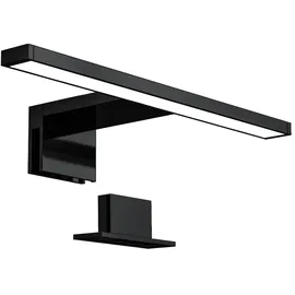 B.K.Licht LED Spiegelleuchte, schwarz, 1xLED-Platine/5W